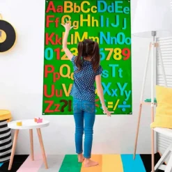 Abecedario y números de fieltro 100 piezas - DeFieltro