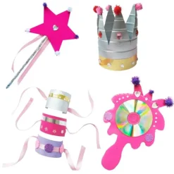 Accesorios reciclados para disfraz de princesa DIY- Re-Cycle-Me