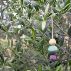 Adornos navideños de madera Snowy Buddy (3) - Grapat