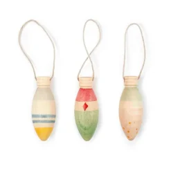Adornos navideños de madera Winter Sparkles (3) - Grapat