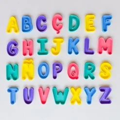 Alfabeto letras mayúsculas rellenables 5 cm (28) - Sumando Momentos