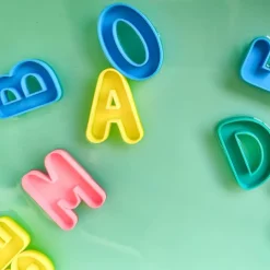 Alfabeto letras mayúsculas rellenables 5 cm (28) - Sumando Momentos