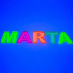 Alfabeto letras mayúsculas rellenables fluorescentes 7 cm (28) - Sumando Momentos