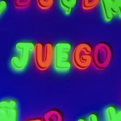 Alfabeto letras mayúsculas rellenables fluorescentes 5 cm (28) - Sumando Momentos