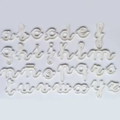 Alfabeto letras Montessori minúsculas rellenables translúcidas (28) - Sumando Momentos