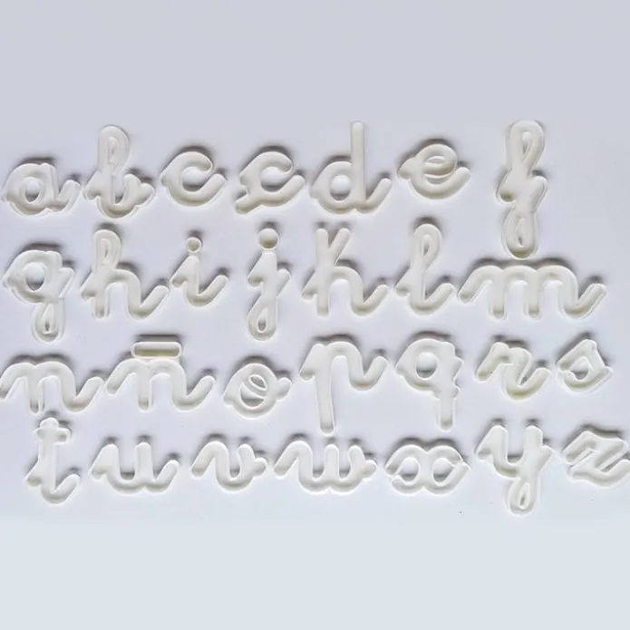 Alfabeto letras Montessori minúsculas rellenables translúcidas (28) - Sumando Momentos