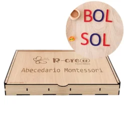 Alfabeto Montessori letras mayúsculas translúcidas castellano/catalán (170) - R-cre@