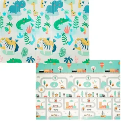 Alfombra de espuma plegable Jungla y Carretera 2 x 1,5 metros - Playmat