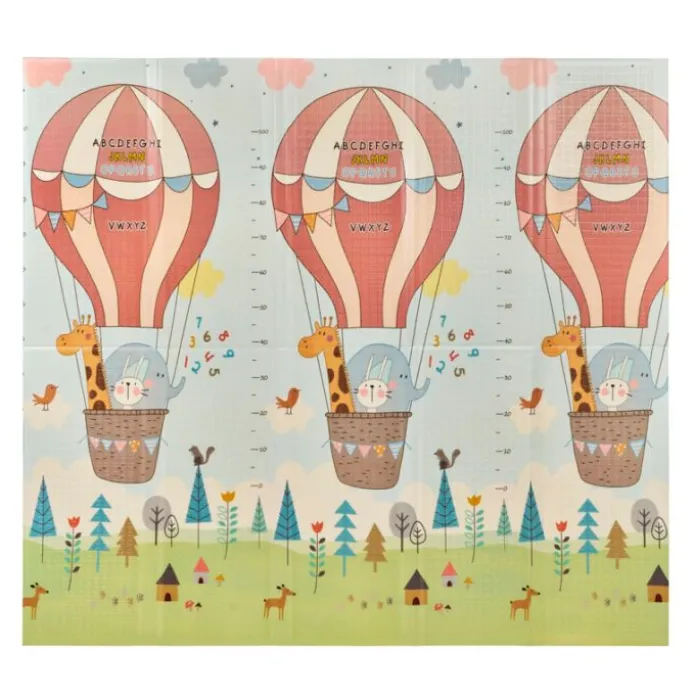 Alfombra de espuma plegable y reversible Fancy Globo y Oso 2 x 1,8 metros - MS