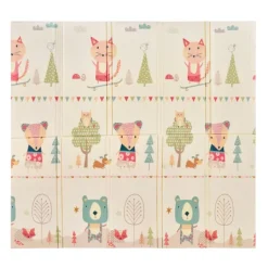 Alfombra de espuma plegable y reversible Fancy Globo y Oso 2 x 1,8 metros - MS