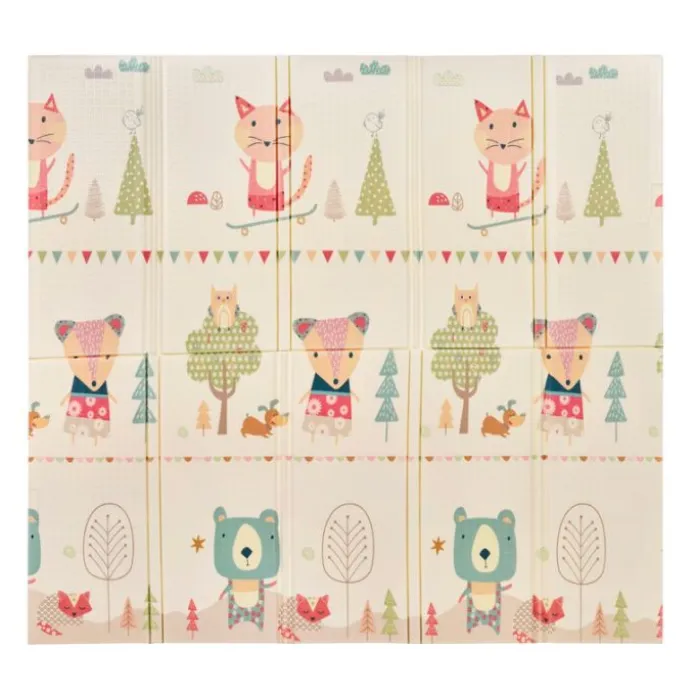 Alfombra de espuma plegable y reversible Fancy Globo y Oso 2 x 1,8 metros - MS