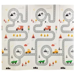 Alfombra de espuma plegable y reversible Fancy Jirafa y Carretera 2 x 1,8 metros - MS