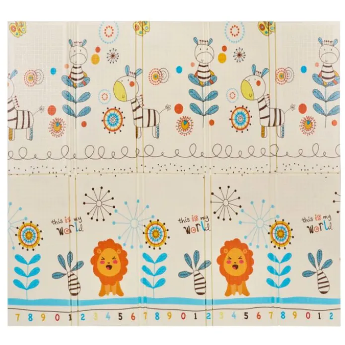 Alfombra de espuma plegable y reversible Fancy León y Carretera 2 x 1,8 metros - MS