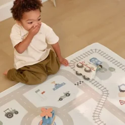 Alfombra de juegos carretera 1,4 x 1 metros - Little Dutch