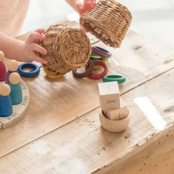 Anillas de madera de colores para Calendario Perpetuo (12) - Grapat
