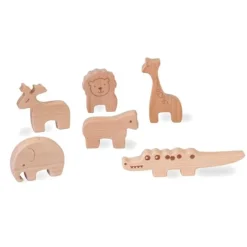Animales apilables de madera (6) - Edukalu