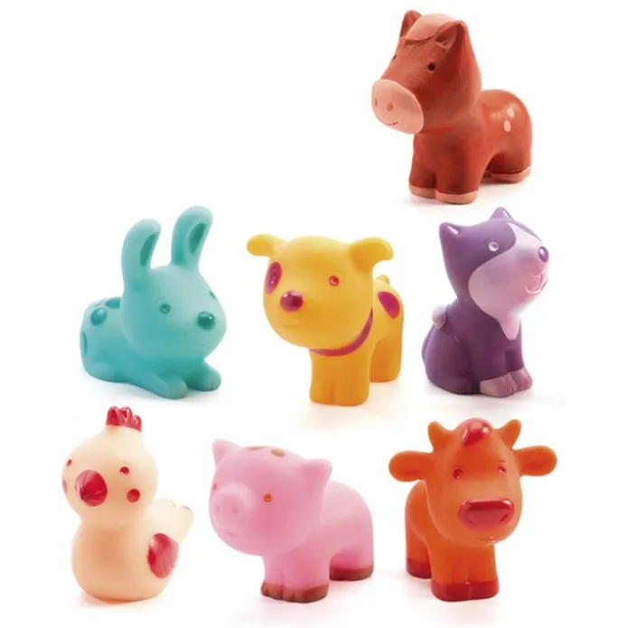 Animales bebés Troopo Farm 7 piezas - Djeco