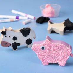 Animales de la granja de madera 8 cm (10) - Creativ Company
