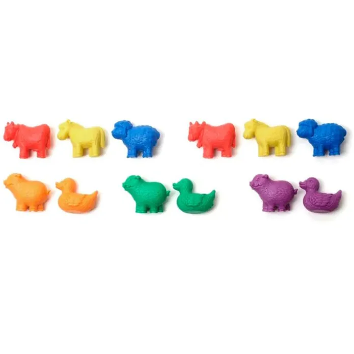 Animales granja para contar y clasificar (72) - Edx Education