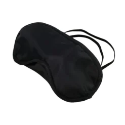 Antifaz de tela negro con goma elástica - Montessori