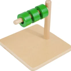 Apilable guía horizontal 3 discos de madera - Montessori