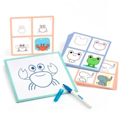 Aprende a dibujar animales bebés Step by Step Eduludo - Djeco