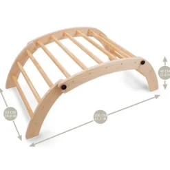 Arco de escalada de madera plegable Pikler Trio - 509Crew