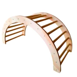 Arco de madera con barrotes para escalada - Pikler