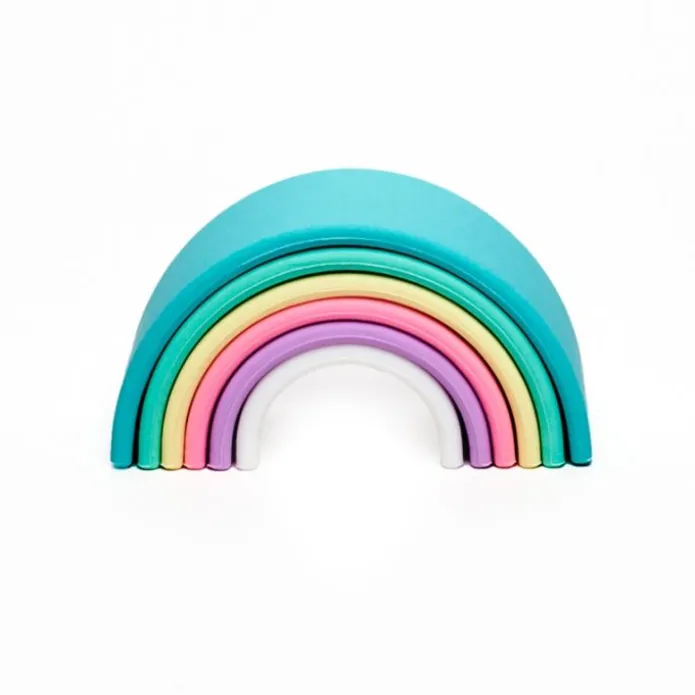 Arcoíris de colores pastel de silicona (6) - Dëna