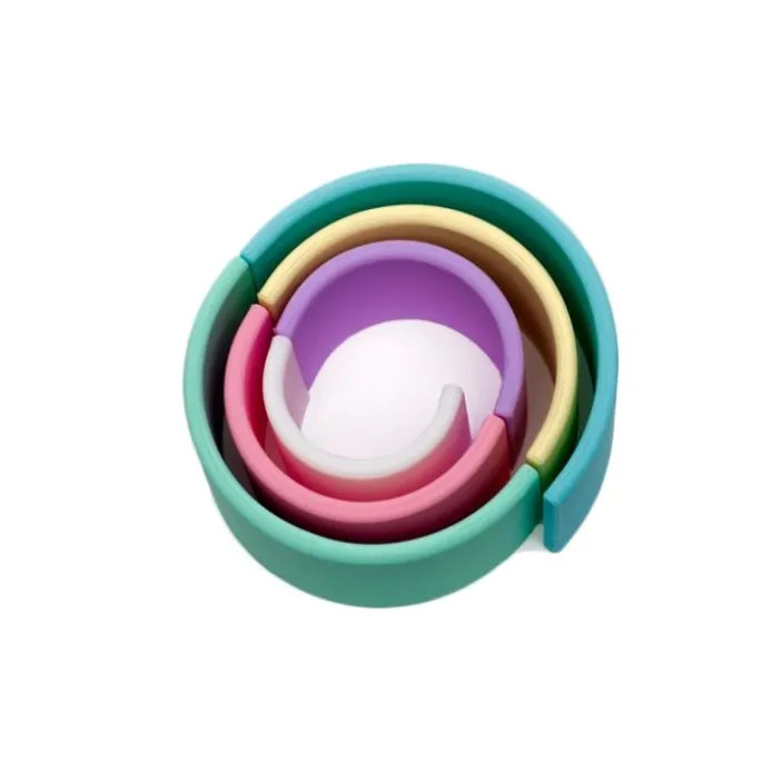 Arcoíris de colores pastel de silicona (6) - Dëna