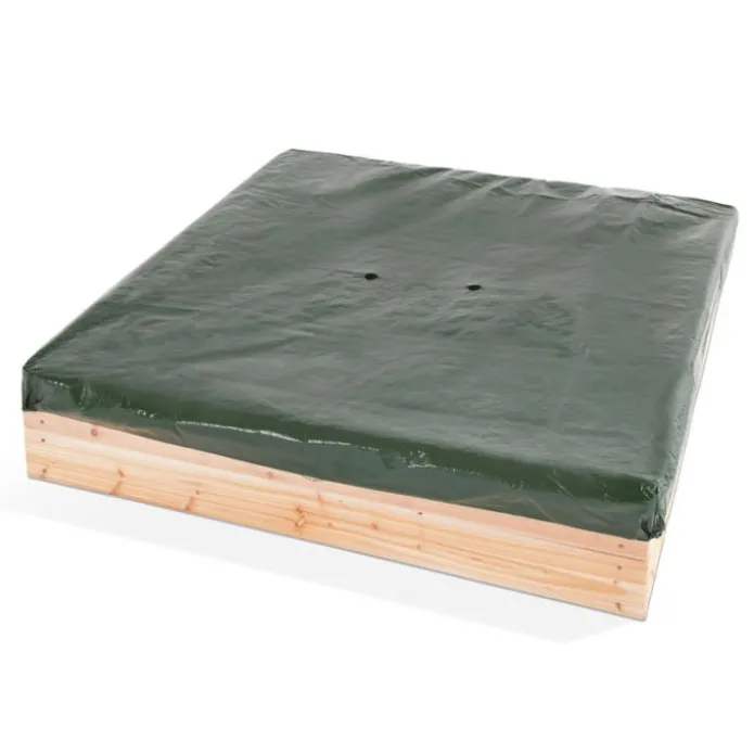 Arenero de madera cuadrado - Plum