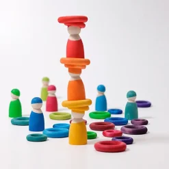 Aros de madera colores (24) - Grimm's