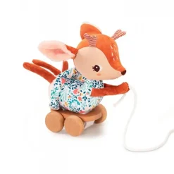 Arrastre de madera y peluche Stella - Lilliputiens