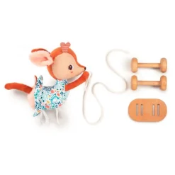 Arrastre de madera y peluche Stella - Lilliputiens