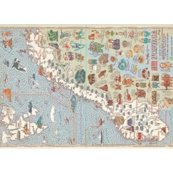 Atlas del mundo edición púrpura - Aleksandra Mizieliríska y Daniel Mizieliríski - Maeva