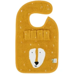 Babero de algodón amarillo león - Trixie