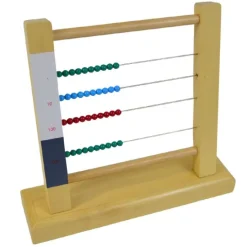 Ábaco pequeño de madera - Montessori