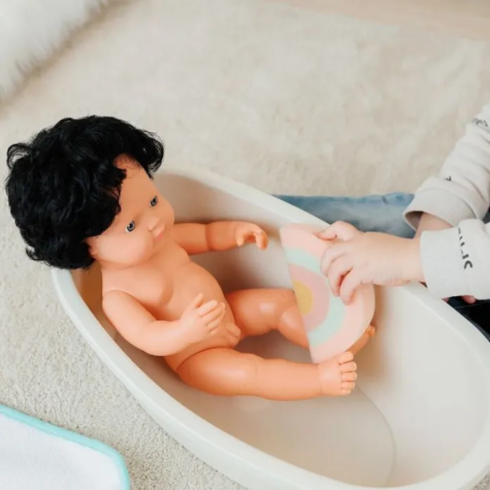 Bañera y esponja para muñecas - Miniland