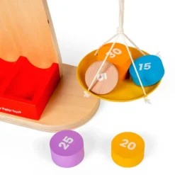 Balanza matemática de madera - Bigjigs