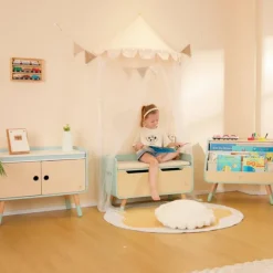 Banco de lectura y baúl para juguetes 2 en 1 - Hape