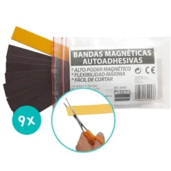 Bandas magnéticas adhesivas (9) - Akros