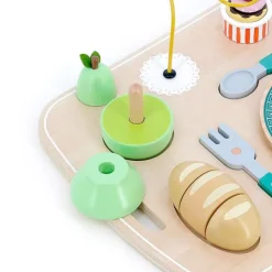 Bandeja de comida de madera con actividades - Vilac