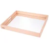 Bandeja de madera con espejo para explorar y asas 50 cm - Tickit
