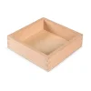 Bandeja de madera cuadrada 16 cm - Grapat