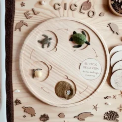 Bandeja de madera para ciclo de la vida - Ösbru