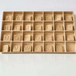 Bandeja de madera para clasificar letras - Panaram