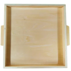 Bandeja de madera para 9 cubos de 1000 - Montessori