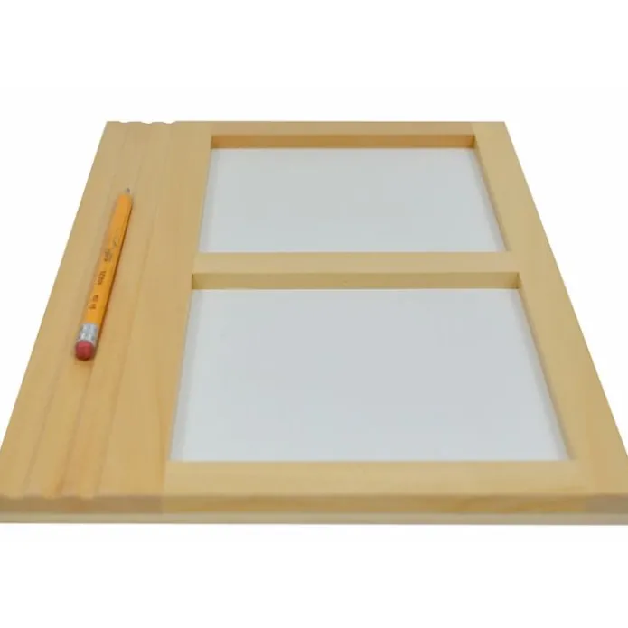 Bandeja de madera para resaques doble - Montessori