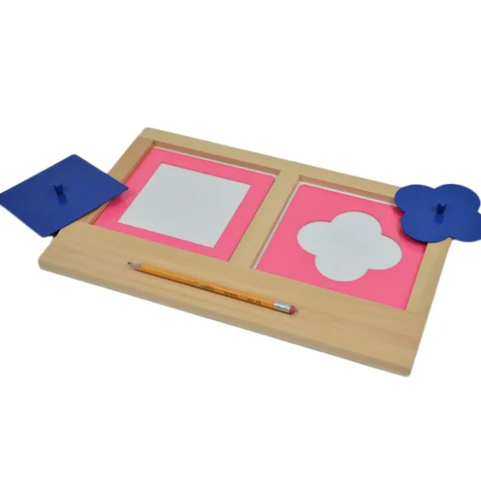 Bandeja de madera para resaques doble - Montessori