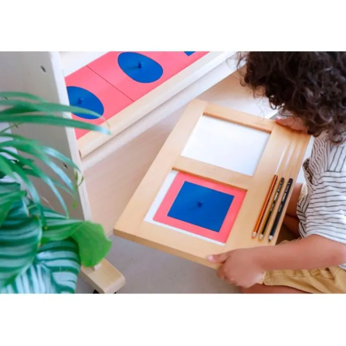 Bandeja de madera para resaques doble - Montessori